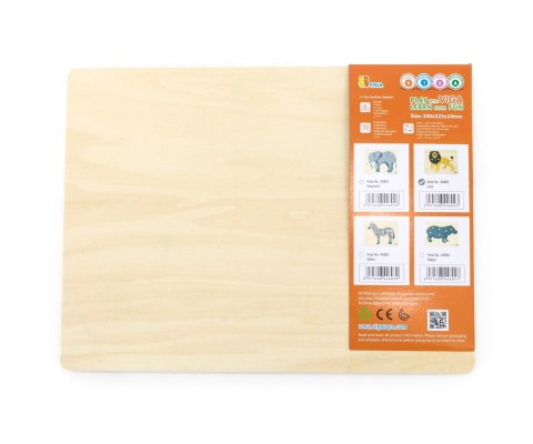 Viga Viga 44602 Puzzle na podkładce z uchwytami - Lew Viga Viga 44602 Puzzle na podkładce z uchwytami - Lew