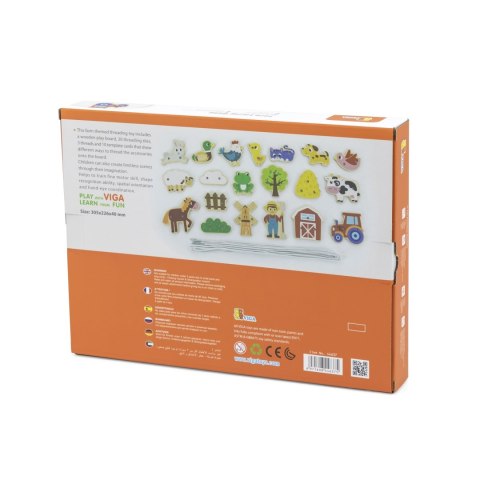Viga Viga 44637 Gra w sznurowanie - farma