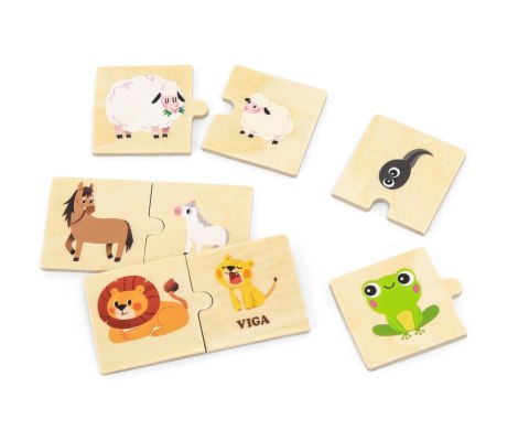 Viga Viga 44648 Puzzle logiczne - mama i dziecko Viga Viga 44648 Puzzle logiczne - mama i dziecko