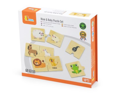 Viga Viga 44648 Puzzle logiczne - mama i dziecko Viga Viga 44648 Puzzle logiczne - mama i dziecko