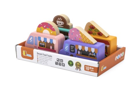 Viga Viga 44661 Food Tracki - Pojazdy cukierni