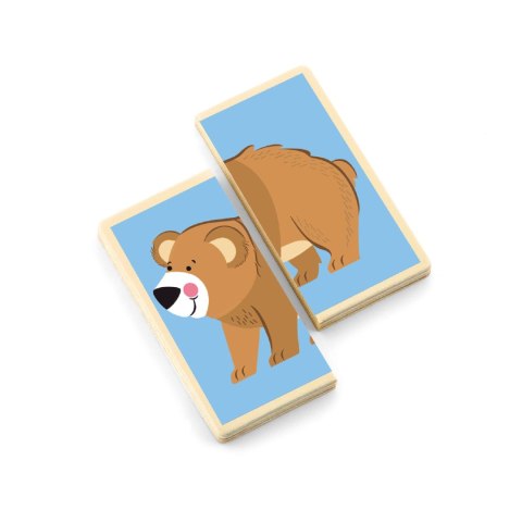 Viga Viga 50842 Puzzle dopasowanka - dzikie zwierzęta Viga Viga 50842 Puzzle dopasowanka - dzikie zwierzęta