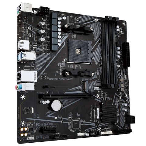 Gigabyte | A520M DS3H V2 | Rodzina procesora AMD | Gniazdo procesora AM4 | DDR4 DIMM | Sloty pamięci 2 | Ilość złączy SATA 4 | C Gigabyte | A520M DS3H V2 | Rodzina procesora AMD | Gniazdo procesora AM4 | DDR4 DIMM | Sloty pamięci 2 | Ilość złączy SATA 4 | C