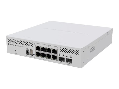 MikroTik | Cloud Router Switch | CRS310-8G+2S+IN | Rackmountable | 1 Gbps (RJ-45) porty w ilości 8 | SFP+ porty w ilości 2 MikroTik | Cloud Router Switch | CRS310-8G+2S+IN | Rackmountable | 1 Gbps (RJ-45) porty w ilości 8 | SFP+ porty w ilości 2