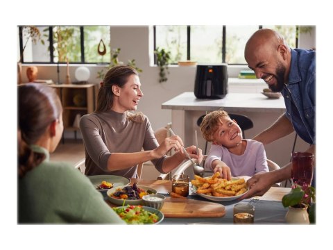 Philips | Essential HD9280/70 | Frytownica XL 6.2 L 2000 W z Technologią Rapid Air - Czarny Philips | Essential HD9280/70 | Frytownica XL 6.2 L 2000 W z Technologią Rapid Air - Czarny