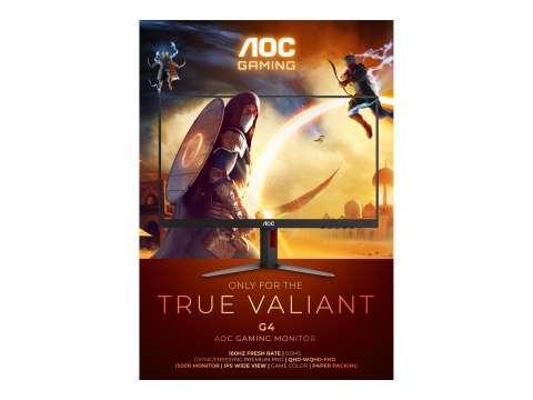 AOC Gaming CQ27G4X 27", 2560x1440/1ms/300cd/m², HDMI, DisplayPort, Headphone Out AOC Gaming CQ27G4X 27", 2560x1440/1ms/300cd/m², HDMI, DisplayPort, Headphone Out