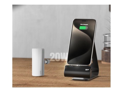 SILICON POWER Power Bank QD50 5000mAh Quick Energy, White SILICON POWER Power Bank QD50 5000mAh Quick Energy, White