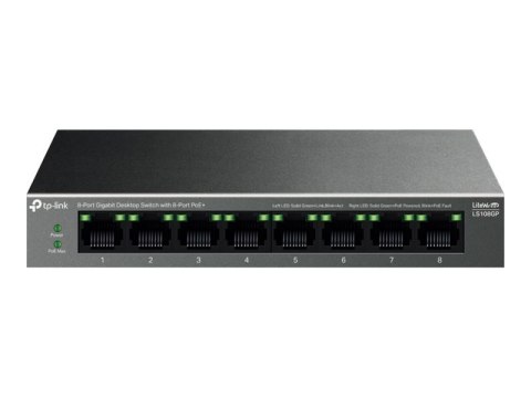 TP-LINK LS108GP 8-Port Gigabit Desktop Switch with 8-Port PoE+ TP-LINK LS108GP 8-Port Gigabit Desktop Switch with 8-Port PoE+