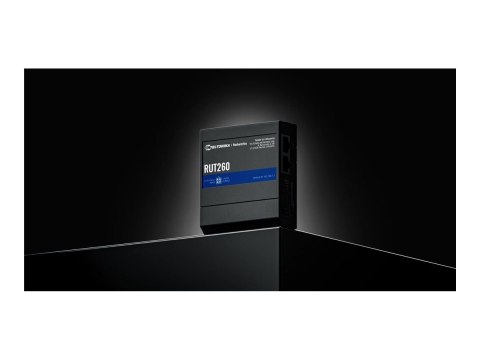 Teltonika RUT260 - router bezprzewodowy - WWAN - Wi-Fi - 3G, 4G - do montażu na szynie DIN | 2,4 GHz Teltonika RUT260 - router bezprzewodowy - WWAN - Wi-Fi - 3G, 4G - do montażu na szynie DIN | 2,4 GHz