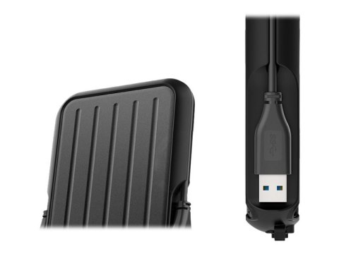 Przenośny dysk twardy Silicon Power | Armor A66 | 4000 GB | USB 3.2 Gen 1 | Czarny Przenośny dysk twardy Silicon Power | Armor A66 | 4000 GB | USB 3.2 Gen 1 | Czarny