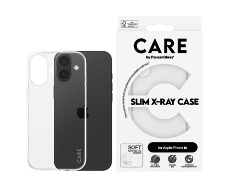 CARE by PanzerGlass Case Fashion X-Ray Soft Basic iPhone 16 | CARE CARE by PanzerGlass Case Fashion X-Ray Soft Basic iPhone 16 | CARE