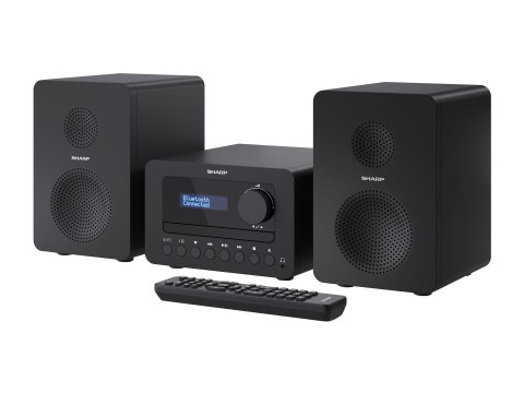 Sharp XL-B520D(BK) Tokyo Hi-Fi Micro System 2.0, FM/DAB/DAB+/USB, CD, Bluetooth 5.0, Aux-in, czarny | Sharp | Tokyo Hi-Fi Micro Sharp XL-B520D(BK) Tokyo Hi-Fi Micro System 2.0, FM/DAB/DAB+/USB, CD, Bluetooth 5.0, Aux-in, czarny | Sharp | Tokyo Hi-Fi Micro