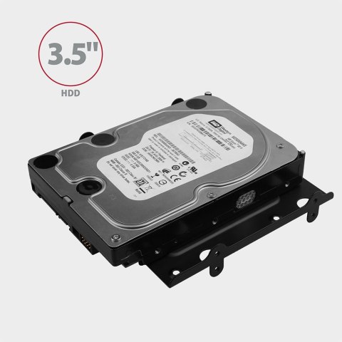 AXAGON Metal frame for mounting four 2.5" disks or two 2.5" disks and one 3.5" disk in a 5.25" position | RHD-435 AXAGON Metal frame for mounting four 2.5" disks or two 2.5" disks and one 3.5" disk in a 5.25" position | RHD-435