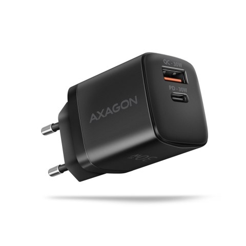 AXAGON Sil wallcharger 2x port (USB-A + USB-C), 30W | ACU-PQ30 AXAGON Sil wallcharger 2x port (USB-A + USB-C), 30W | ACU-PQ30