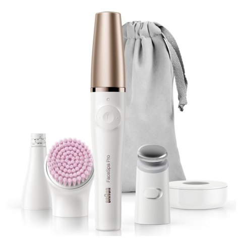Braun Epilator with accessories | SE912 FaceSpa Pro | Number of power levels 1 | Wet & Dry | White Braun Epilator with accessories | SE912 FaceSpa Pro | Number of power levels 1 | Wet & Dry | White