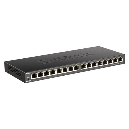 D-Link | 16-portowy gigabitowy przełącznik biurkowy | DGS-1016S | Niezarządzany | Biurkowy | Ilość portów 10/100 Mb/s (RJ-45) | D-Link | 16-portowy gigabitowy przełącznik biurkowy | DGS-1016S | Niezarządzany | Biurkowy | Ilość portów 10/100 Mb/s (RJ-45) |