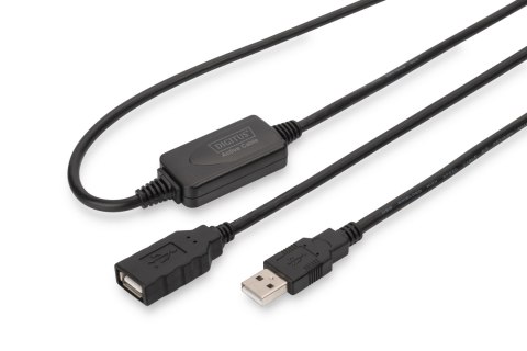 Digitus | Active USB 2.0 Repeater/Extension Cable | DA-73100-1 | USB 2.0 USB A (Male) | USB A (Female) Digitus | Active USB 2.0 Repeater/Extension Cable | DA-73100-1 | USB 2.0 USB A (Male) | USB A (Female)