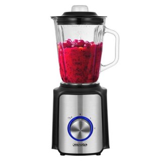 Mesko | Blender | MS 4080 | Tabletop | 600 W | Materiał słoika Szkło | Pojemność słoika 1,5 L | Kruszenie lodu | Czarny/Srebrny
