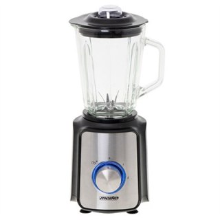 Mesko | Blender | MS 4080 | Tabletop | 600 W | Materiał słoika Szkło | Pojemność słoika 1,5 L | Kruszenie lodu | Czarny/Srebrny