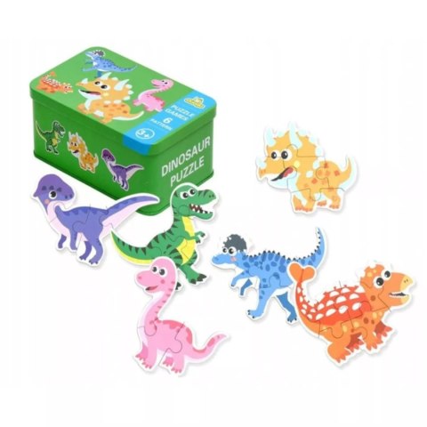 Moje pierwsze puzzle dinozaury puszka 27 szt. 1777 Moje pierwsze puzzle dinozaury puszka 27 szt. 1777