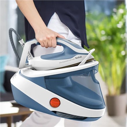 TEFAL | Steam Station Pro Express | GV9710E0 | 3000 W | 1,2 L | 7,6 bar | Automatyczne wyłączanie | Funkcja pary pionowej | Funk TEFAL | Steam Station Pro Express | GV9710E0 | 3000 W | 1,2 L | 7,6 bar | Automatyczne wyłączanie | Funkcja pary pionowej | Funk