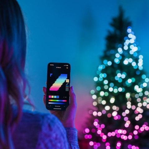 Twinkly Candies 100 diod LED RGB w kształcie pereł, zielony przewód, USB-C|Twinkly Twinkly Candies 100 diod LED RGB w kształcie pereł, zielony przewód, USB-C|Twinkly