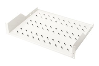 Digitus | Fixed Shelf for Racks | DN-97610 | White | Perfect for storage of components which are not 483 mm (19") suitable; Slim
