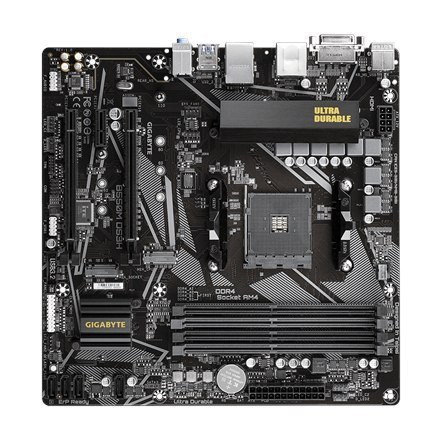 Gigabyte | B550M DS3H 1.0 | Rodzina procesorów AMD | Gniazdo procesora AM4 | DDR4 DIMM | Gniazda pamięci 4 | Liczba złączy SATA Gigabyte | B550M DS3H 1.0 | Rodzina procesorów AMD | Gniazdo procesora AM4 | DDR4 DIMM | Gniazda pamięci 4 | Liczba złączy SATA