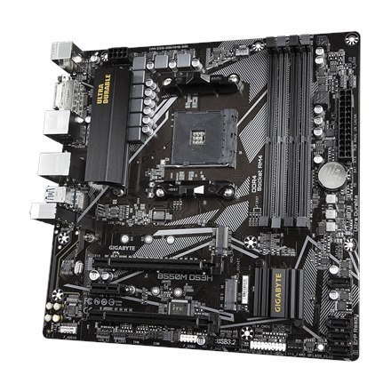 Gigabyte | B550M DS3H 1.0 | Rodzina procesorów AMD | Gniazdo procesora AM4 | DDR4 DIMM | Gniazda pamięci 4 | Liczba złączy SATA Gigabyte | B550M DS3H 1.0 | Rodzina procesorów AMD | Gniazdo procesora AM4 | DDR4 DIMM | Gniazda pamięci 4 | Liczba złączy SATA