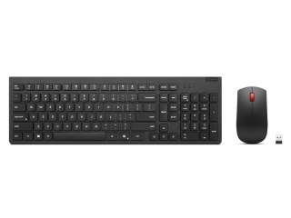 Lenovo Essential | Zestaw klawiatura i mysz | Bezprzewodowy | Rosyjski/Cyrylicki | Czarny | 2,4 GHz