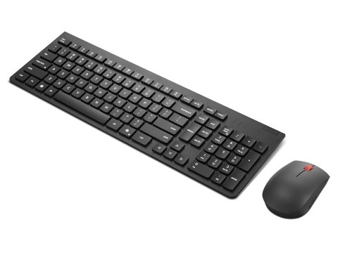 Lenovo Essential | Zestaw klawiatura i mysz | Bezprzewodowy | Rosyjski/Cyrylicki | Czarny | 2,4 GHz Lenovo Essential | Zestaw klawiatura i mysz | Bezprzewodowy | Rosyjski/Cyrylicki | Czarny | 2,4 GHz