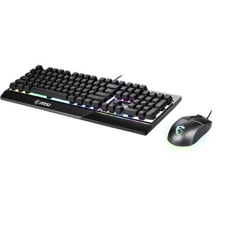 MSI Vigor GK30 COMBO US MSI | Vigor GK30 COMBO | Zestaw klawiatura i mysz | Podświetlenie LED RGB | US | Przewodowy MSI Vigor GK30 COMBO US MSI | Vigor GK30 COMBO | Zestaw klawiatura i mysz | Podświetlenie LED RGB | US | Przewodowy