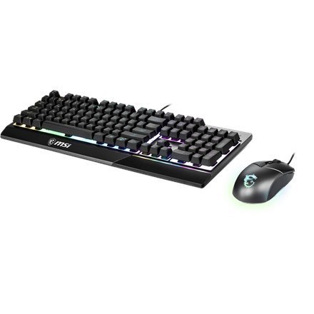 MSI Vigor GK30 COMBO US MSI | Vigor GK30 COMBO | Zestaw klawiatura i mysz | Podświetlenie LED RGB | US | Przewodowy MSI Vigor GK30 COMBO US MSI | Vigor GK30 COMBO | Zestaw klawiatura i mysz | Podświetlenie LED RGB | US | Przewodowy