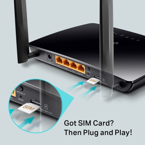 TP-LINK Archer MR402 AC1200 Wireless Dual Band 4G LTE Router TP-LINK Archer MR402 AC1200 Wireless Dual Band 4G LTE Router