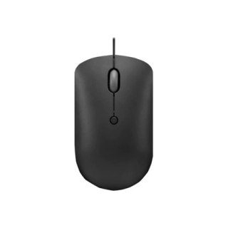 Lenovo | Compact Mouse | 400 | Przewodowa | USB-C | Kruczoczarna