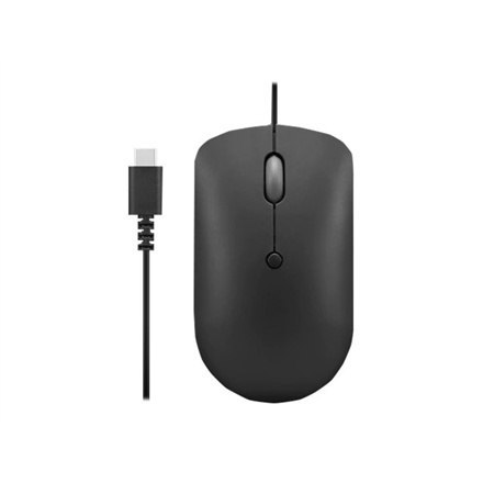 Lenovo | Compact Mouse | 400 | Przewodowa | USB-C | Kruczoczarna Lenovo | Compact Mouse | 400 | Przewodowa | USB-C | Kruczoczarna