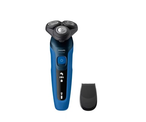 Philips S5466/17 Elektryczna golarka, na mokro i na sucho, królewska niebieskość Philips Philips S5466/17 Elektryczna golarka, na mokro i na sucho, królewska niebieskość Philips