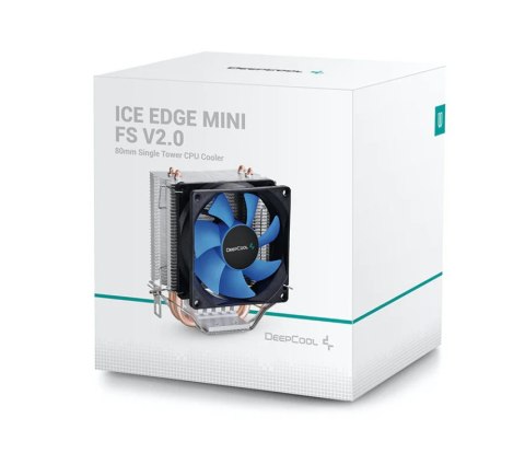 Uniwersalny cooler Deepcool "Ice Edge Mini FS", 2 rurki cieplne, Intel LGA1700/1200/1151/1150/1155 i AMD AM5/AM4 | Uniwersalny | Uniwersalny cooler Deepcool "Ice Edge Mini FS", 2 rurki cieplne, Intel LGA1700/1200/1151/1150/1155 i AMD AM5/AM4 | Uniwersalny |