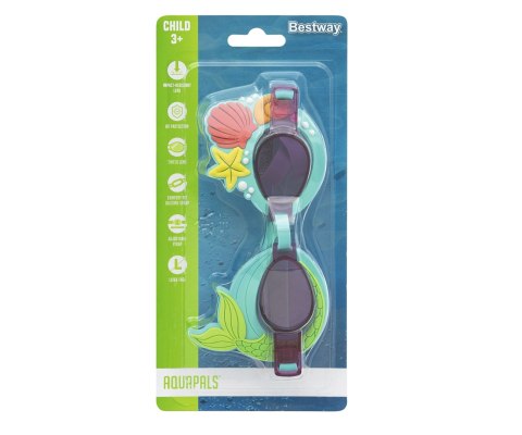 Bestway Bestway 21080 Okulary do pływania AquaPals Syrenka Bestway Bestway 21080 Okulary do pływania AquaPals Syrenka