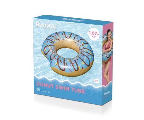 Bestway Bestway 36118 Koło do pływania Donut Niebieski 1.07m Bestway Bestway 36118 Koło do pływania Donut Niebieski 1.07m