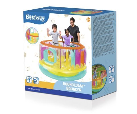 Bestway Bestway 52262 Dmuchany okrągły Zamek do skakania BounceJam Bouncer 1.80m x 86cm Bestway Bestway 52262 Dmuchany okrągły Zamek do skakania BounceJam Bouncer 1.80m x 86cm