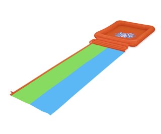Bestway Bestway 52633 Ślizgawka podwójna H2OGO! Super Splash z basenikiem 5.31m