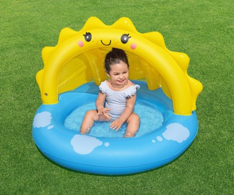 Bestway Bestway 52637 Basenik dmuchany z daszkiem i pompowanym dnem Słoneczko 1.01m x 97cm x 71cm Bestway Bestway 52637 Basenik dmuchany z daszkiem i pompowanym dnem Słoneczko 1.01m x 97cm x 71cm