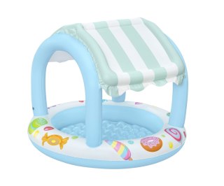 Bestway Bestway 52638 Basenik dmuchany z daszkiem i pompowanym dnem Cukierkowy Domek 1.04m x 84cm