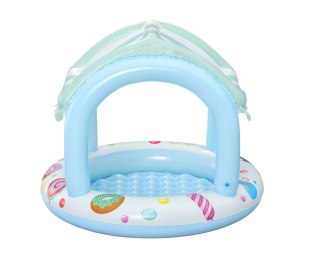 Bestway Bestway 52638 Basenik dmuchany z daszkiem i pompowanym dnem Cukierkowy Domek 1.04m x 84cm