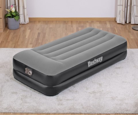 Bestway Bestway 67401 Materac dmuchany turystyczny z wbudowaną pompą powietrza Tritech Twin 1.91m x 0.97m x Bestway Bestway 67401 Materac dmuchany turystyczny z wbudowaną pompą powietrza Tritech Twin 1.91m x 0.97m x