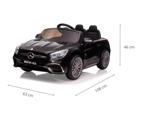 Milly Mally Milly Mally Pojazd na akumulator Mercedes-Benz SL65 AMG Black Milly Mally Milly Mally Pojazd na akumulator Mercedes-Benz SL65 AMG Black