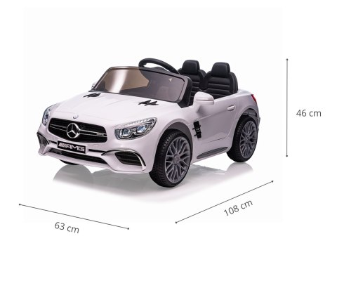 Milly Mally Milly Mally Pojazd na akumulator Mercedes-Benz SL65 AMG White Milly Mally Milly Mally Pojazd na akumulator Mercedes-Benz SL65 AMG White