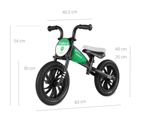 Qplay Qplay Rowerek Biegowy Feduro Green