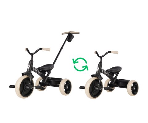 Qplay Qplay Rowerek Trójkołowy Elite Pro Black Qplay Qplay Rowerek Trójkołowy Elite Pro Black